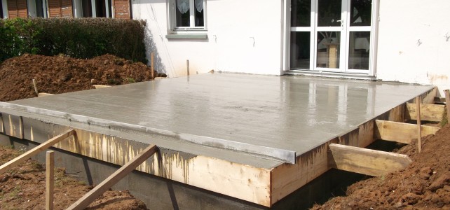Dalle en béton sur vide sanitaire pour une extension en ossature bois Dalle en béton sur vide sanitaire pour une extension en ossature bois